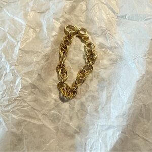 Vintage OTC Italy 18k brz chain bracelet clasp closure